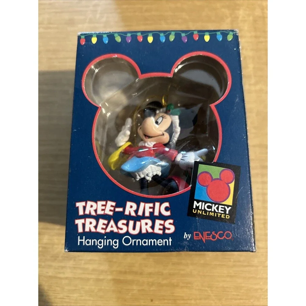 Mickey Unlimited Enesco Tree-Rific Treasures Ornaments (10) Must See!!!!